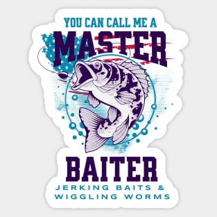 Mater Baiter Fishing Outdoors Sticker